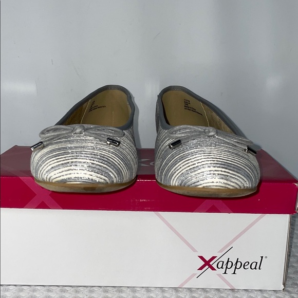 XAPPEAL CAILIN BLUE/BEIGE BALLET FLAT FTL-12-181 - Picture 3 of 9